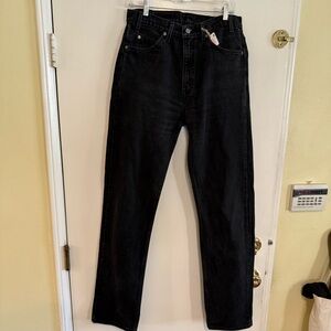 Levi's Men's Straight Dark 505 33x34 Jeans Orange Tab 90s